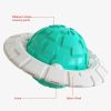 Dog Toy Sound Molar Decompression Dall Training Interactive Flying Saucer Dog Toothbrush Medium and Large Dog Pet Supplies - Blue