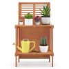 Foldable outdoor garden potted plant platform - as picture