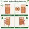 Foldable outdoor garden potted plant platform - as picture