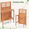 Foldable outdoor garden potted plant platform - as picture