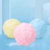 Dog toys bite-resistant pet teething teeth cleaning supplies self-help boredom dog round ball interactive bone ball - Yellow